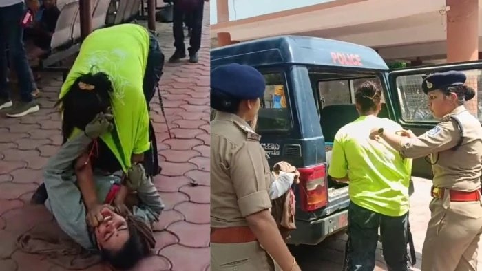 जबलपुर एसपी ऑफिस में बवाल: जनसुनवाई के दौरान भिड़ीं दो महिलाएं, जमकर हुई मारपीट; वीडियो हुआ वायरल
