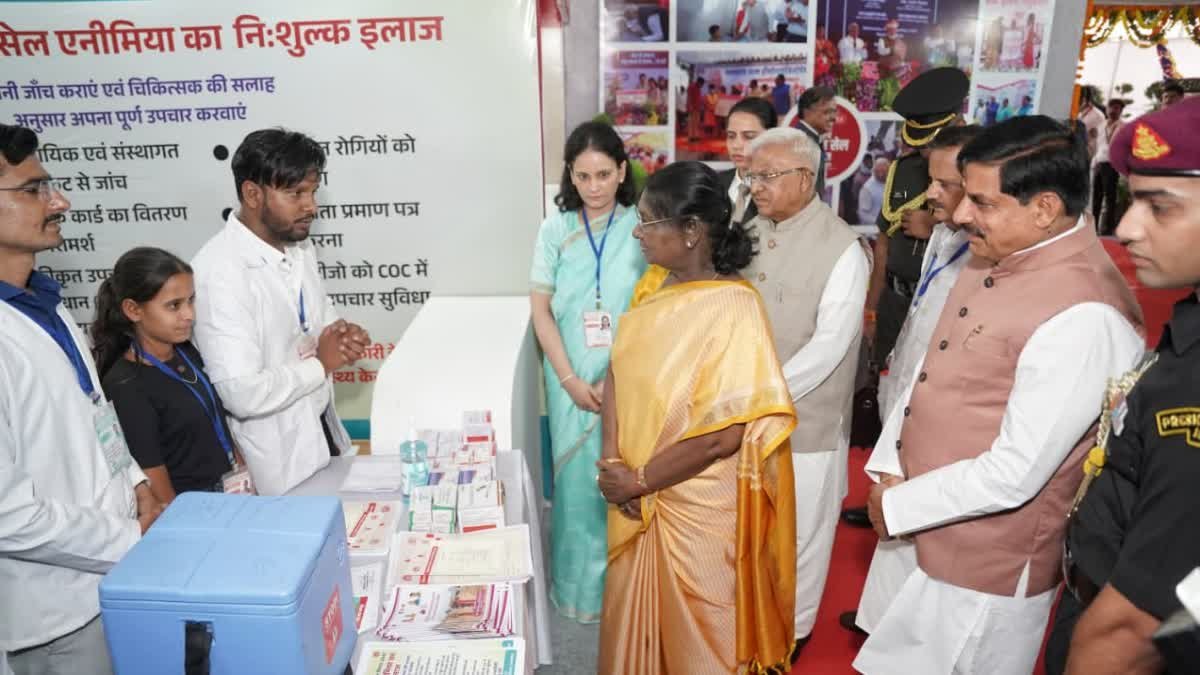 Khandwa News: राष्ट्रपति द्रौपदी मुर्मु ने की सिकल सेल एनीमिया उन्मूलन मिशन की सराहना, प्रदेश में 1.32 करोड़ की स्क्रीनिंग