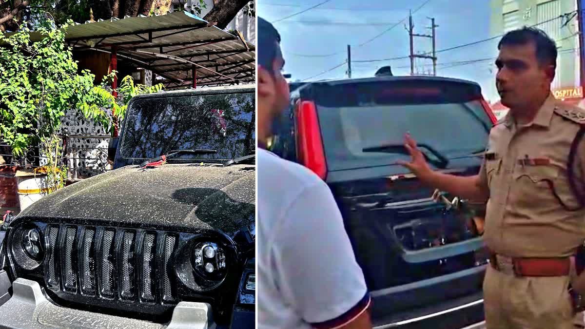 Gwalior Traffic News: नियमों को ठेंगा दिखाने वाली थार जीप जब्त, बार-बार चालान के बाद भी नहीं सुधरे चालक