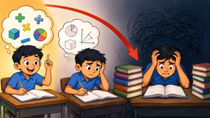 मध्य प्रदेश शिक्षा रिपोर्ट: नौवीं कक्षा तक पहुंचते-पहुंचते क्यों पिछड़ रहे बच्चे? गणित में सिर्फ 36% विद्यार्थी सफल