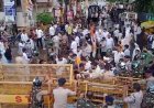 सतना में भाजपा कार्यालय घेराव के दौरान बवाल, वाटर कैनन कार्रवाई में युवा कांग्रेस अध्यक्ष का पैर टूटा