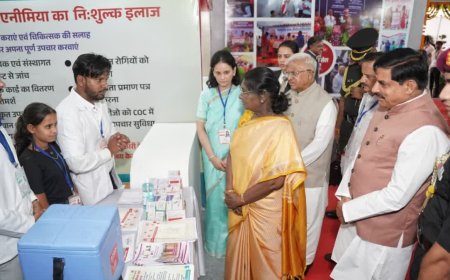 Khandwa News: राष्ट्रपति द्रौपदी मुर्मु ने की सिकल सेल एनीमिया उन्मूलन मिशन की सराहना, प्रदेश में 1.32 करोड़ की स्क्रीनिंग