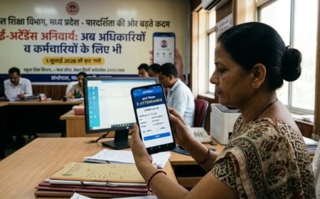 MP School Education: शिक्षकों के बाद अब अफसरों की बारी; DPI ने जारी किया आदेश, 1 जुलाई से ऑनलाइन उपस्थिति अनिवार्य