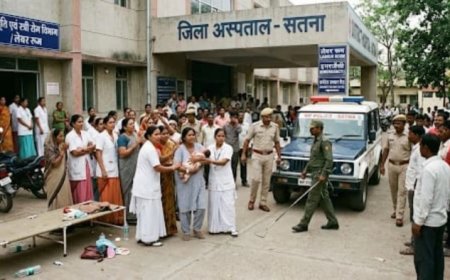 Satna District Hospital News: सतना जिला अस्पताल के लेबर रूम में घुसा अजगर, प्रसूताओं और परिजनों में मची अफरा-तफरी