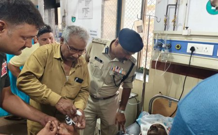 सीधी में ऑन-ड्यूटी थाना प्रभारी पर टांगी और हंसिए से जानलेवा हमला, सड़क जाम खुलवाने के दौरान फूटा सिर