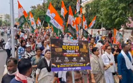 Jabalpur Electricity Crisis: बिजली की अघोषित कटौती से जबलपुर बेहाल; स्मार्ट मीटर और बिल वसूली के विरोध में कांग्रेस का प्रदर्शन