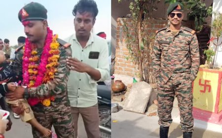 Chhatarpur Success Story: किसान के बेटे ने बदली परिवार की किस्मत; आर्मी ट्रेनिंग पूरी कर वर्दी पहन गांव लौटा तो छाया जश्न