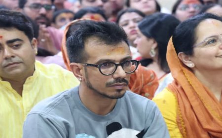 Ujjain Mahakal Darshan: क्रिकेटर युजवेंद्र चहल पहुंचे बाबा महाकाल के दरबार, भस्म आरती देख कहा- 'आत्मा तृप्त हो गई'