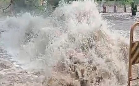 Indore News: निर्माण एजेंसियों की लापरवाही से फूटी पानी की मेन लाइन, लाखों लीटर पानी बहा; निगम सख्त