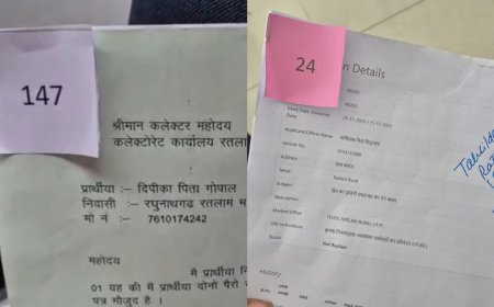 Ratlam News: जनसुनवाई में नई व्यवस्था; आवेदनों की छंटनी के लिए रतलाम प्रशासन ने लागू किया 'कलर कोडिंग' सिस्टम