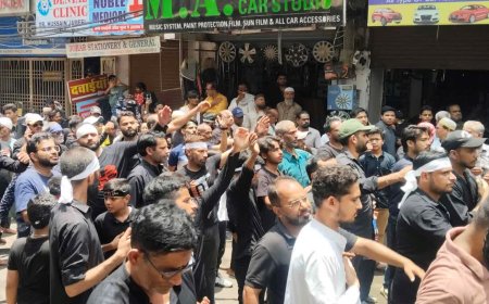 Bhopal News: करबला के शहीदों को दी गई श्रद्धांजलि; मोहर्रम के जुलूसों के लिए शहर में ट्रैफिक डायवर्जन लागू