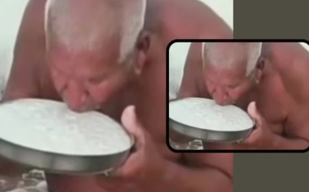 शिवपुरी के 'खीर किंग': 92 साल के बुजुर्ग ने एक बार में खाई 7 किलो खीर, वीडियो हुआ सोशल मीडिया पर वायरल