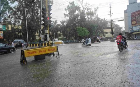 First Rain in Ratlam: मानसून की पहली बारिश ने खोली नगर निगम की पोल; सड़कों पर भरा पानी, सोयाबीन बुवाई की तैयारी शुरू