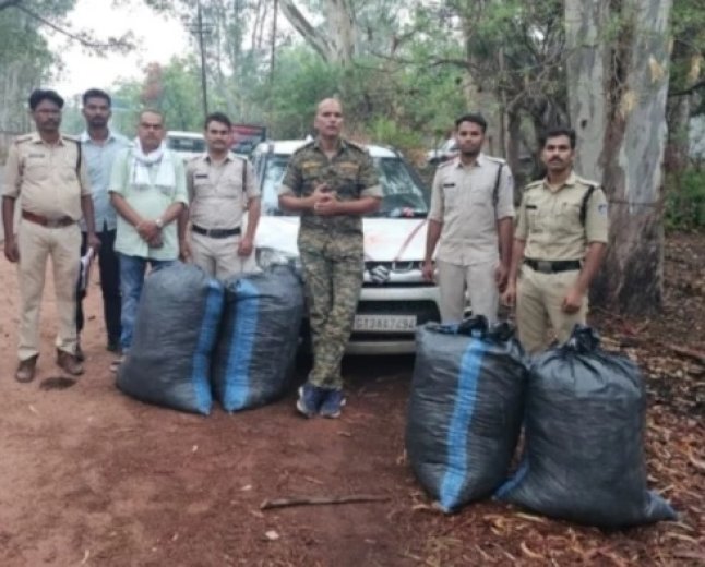 Shahdol Crime News: ब्यौहारी पुलिस की बड़ी कार्रवाई; कार से 1 क्विंटल 27 किलो गांजा बरामद, तस्कर जंगल में फरार