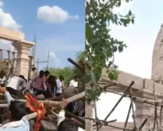Maharashtra Tragedy: परभणी के यशवाड़ी गांव में ढहा मंदिर का स्लैब, मलबे में दबे कई लोग; राहत-बचाव कार्य जारी