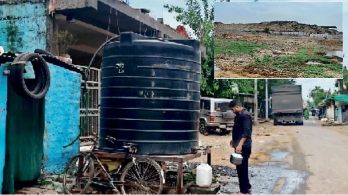 जहरीला पानी और बदबूदार हवा; आदमपुर कचरे के पहाड़ से प्रभावित ग्रामीण, निगम के टैंकरों पर निर्भर