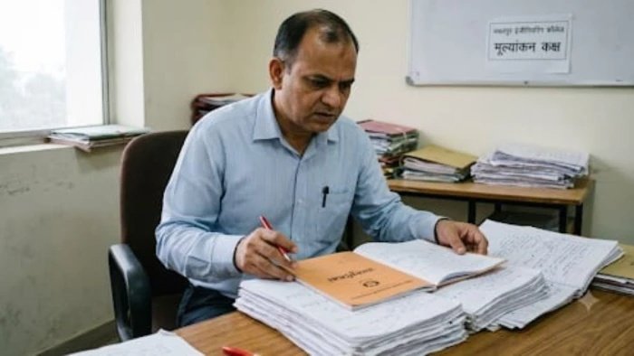 उत्तरपुस्तिकाओं में बिना मूल्यांकन दिए मनमाने अंक; अतिथि शिक्षक पर 2 साल का प्रतिबंध