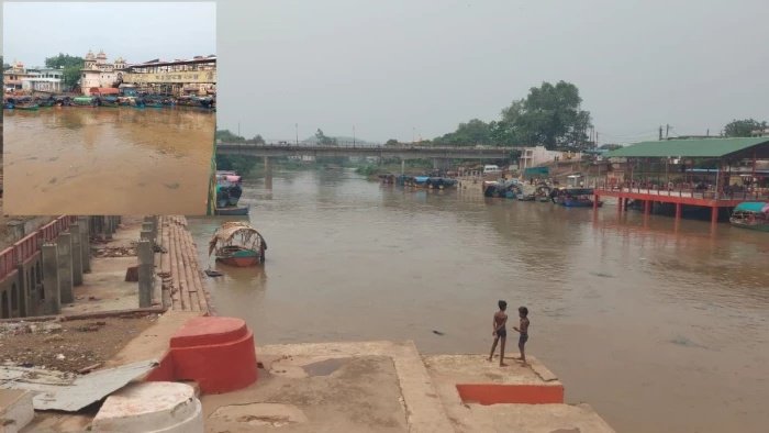 चित्रकूट में भारी बारिश का असर; 4 फीट बढ़ा जलस्तर, घाटों पर सुरक्षा व्यवस्था सख्त