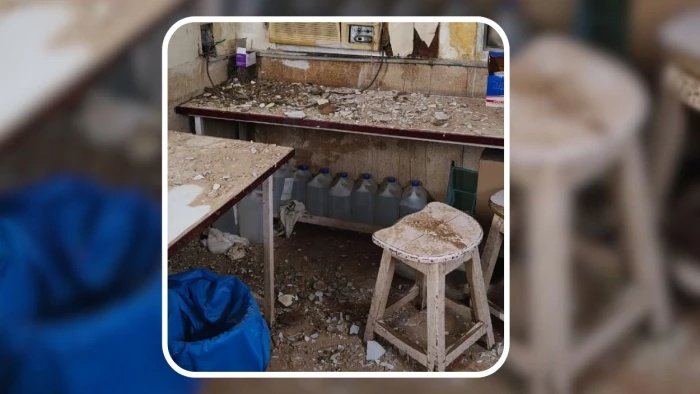 ब्लड बैंक में बड़ा हादसा टला; जर्जर छत का प्लास्टर गिरने से कर्मचारियों में दहशत, सुरक्षा पर उठे सवाल