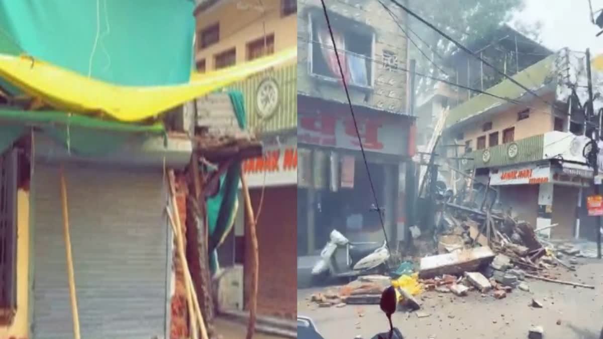 कमानिया और मछरहाई क्षेत्र में लगातार ढह रही हैं पुरानी इमारतें, प्रशासन और सुरक्षा व्यवस्था पर उठे सवाल