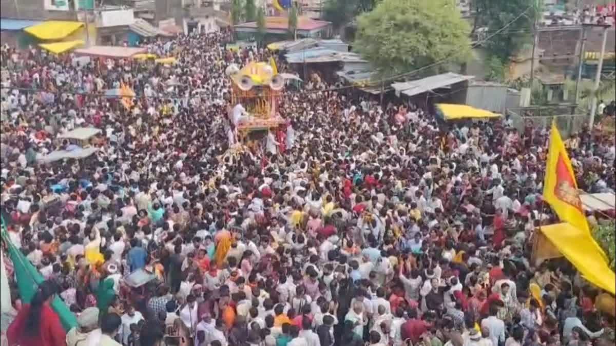 जय जगन्नाथ के उद्घोष से गूंजी ग्यारसपुर तहसील; ड्रोन और CCTV कैमरों की निगरानी में निकला भगवान का रथ