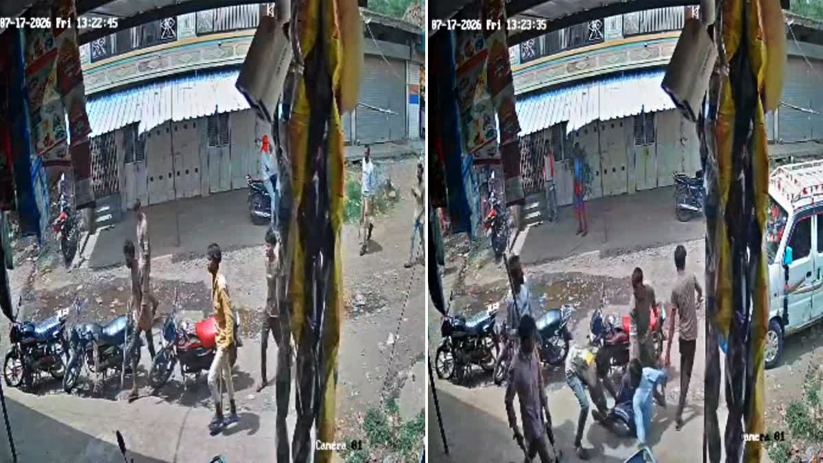 झाबुआ में फिल्मी अंदाज में युवक का दिनदहाड़े अपहरण, गुजरात नंबर की वैन से आए 6 बदमाश; CCTV फुटेज वायरल