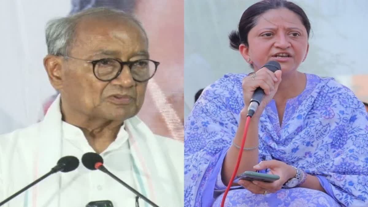 दिग्विजय सिंह पर भड़कीं निधि चतुर्वेदी; 'पुत्र मोह' में पार्टी को कमजोर करने का लगाया आरोप