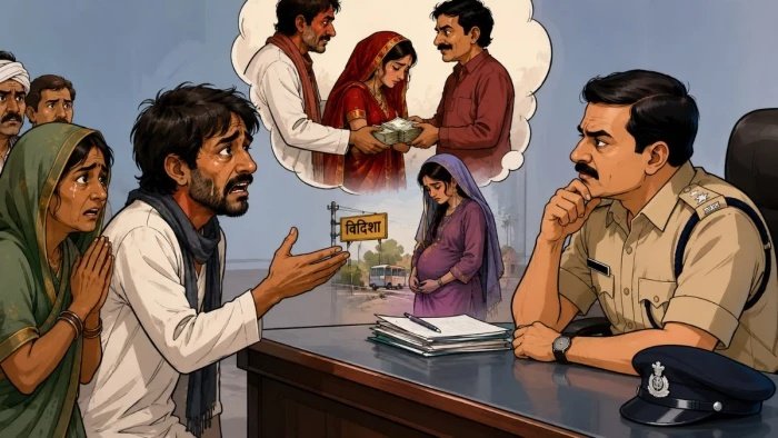 विदिशा में पत्नी को बेचने का सनसनीखेज आरोप; राघौगढ़ के युवक ने लगाई न्याय की गुहार