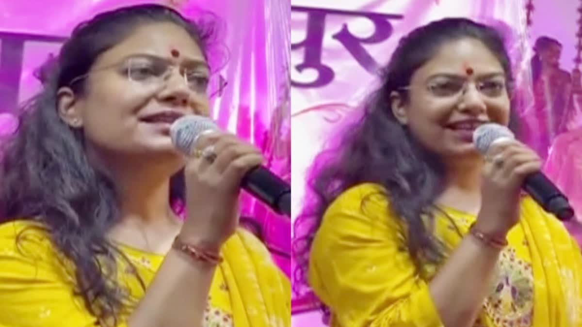 हजारेश्वर मेले में कलेक्टर शीला दाहिमा की लाइव प्रस्तुति; सुरीली आवाज सुन मंत्रमुग्ध हुए शहरवासी