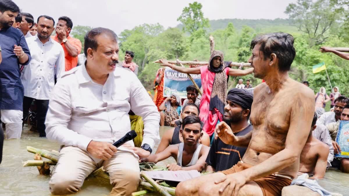 '30 साल पहले गांव छोड़ने वालों को बांटा मुआवजा' - केन-बेतवा लिंक प्रोजेक्ट पर उमंग सिंघार के तीखे सवाल