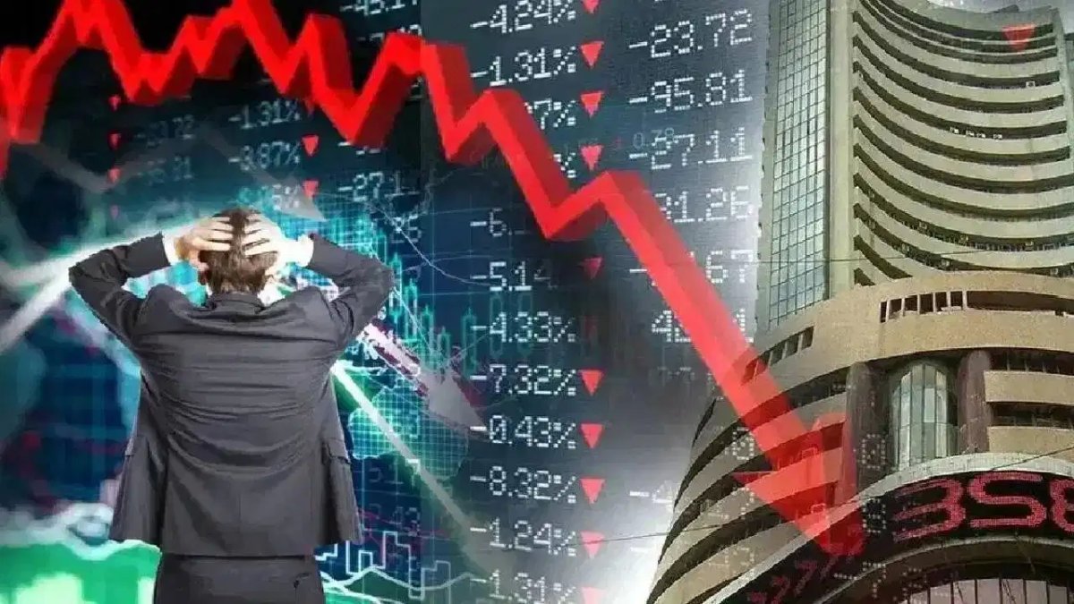 शेयर बाजार में हाहाकार! सेंसेक्स 800 अंक टूटा, निवेशकों के डूब गए ₹4.66 लाख करोड़