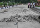 उद्घाटन से पहले ही धंसने लगी अजनाल नदी के पुल की एप्रोच रोड, साढ़े 4 करोड़ की लागत से हुआ है निर्माण