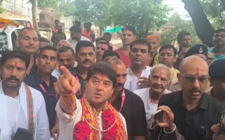 चंदेरी और ग्वालियर के पत्थरों से सजेगा 'मां जागेश्वरी लोक', केंद्रीय मंत्री ज्योतिरादित्य सिंधिया ने दिए कड़े निर्देश