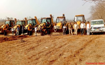 धार के 7 वन परिक्षेत्रों में चला अभियान, अब मुक्त भूमि पर लगाए जाएंगे सागौन के पौधे