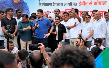 सीहोर में गरजे जीतू पटवारी— 'शिक्षा-परीक्षा माफियाओं पर कसें लगाम, केजी से पीजी तक मुफ्त हो पढ़ाई'