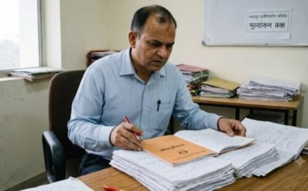 उत्तरपुस्तिकाओं में बिना मूल्यांकन दिए मनमाने अंक; अतिथि शिक्षक पर 2 साल का प्रतिबंध
