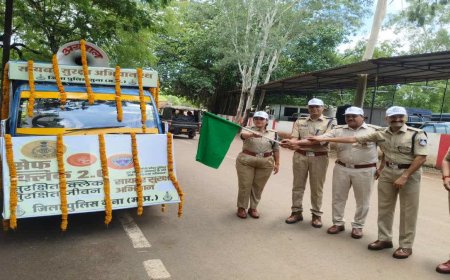 डिजिटल धोखाधड़ी से बचने के लिए गुना पुलिस का बड़ा अभियान; गांव-शहर घूमेगा जागरूकता रथ