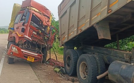 ब्लैक स्पॉट बने मिडघाट पर फिर काल बनी तेज रफ्तार, टक्कर के बाद मची चीख-पुकार; घायलों की हालत नाजुक