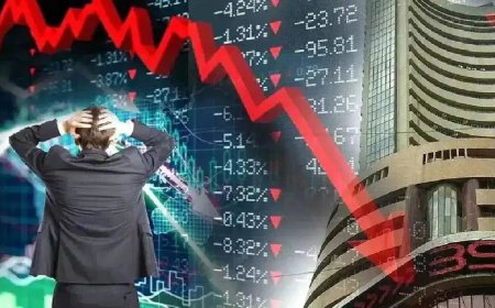 शेयर बाजार में हाहाकार! सेंसेक्स 800 अंक टूटा, निवेशकों के डूब गए ₹4.66 लाख करोड़