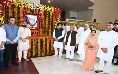 स्वर्गीय गोविंद नारायण सिंह की जयंती, विधानसभा में CM मोहन यादव और स्पीकर तोमर ने किया नमन