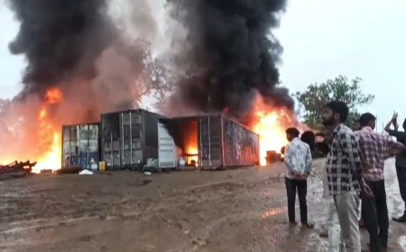 150 करोड़ की सिंचाई परियोजना के पंप हाउस में लगी भीषण आग; करोड़ों का उपकरण जलकर खाक, साजिश की आशंका