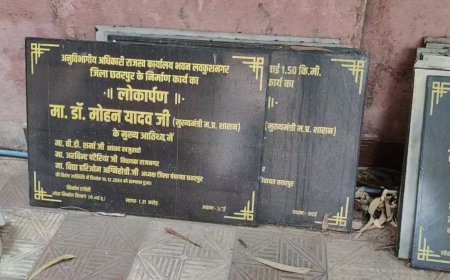 छतरपुर में CM मोहन यादव के शिलान्यास पत्थर कचरे में मिले; विकास कार्यों की शिलापट्टिकाओं की दुर्दशा पर मचा बवाल