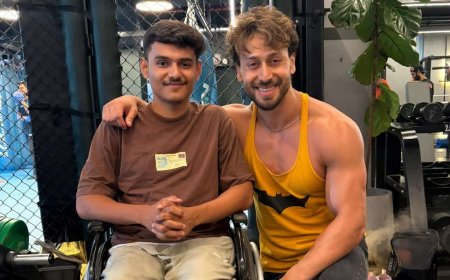 टाइगर श्रॉफ ने रीवा के युवा को मुंबई बुलाकर जिम में सिखाए फिटनेस के गुर, देखें वायरल कहानी