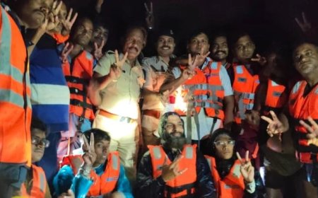 खंडवा के हांडीकुंड में बड़ा हादसा टला, ड्रोन से लाइफ जैकेट पहुंचाकर एसडीईआरएफ की टीम ने बचाई जान