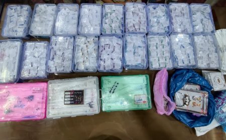 इटारसी स्टेशन पर GRP की बड़ी कार्रवाई; 44 लाख की चांदी जब्त, 2 आरोपी गिरफ्तार