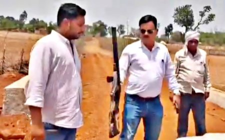 सतना में उपयंत्री की दबंगई पड़ी भारी; शासकीय कार्य में बंदूक ले जाना बना निलंबन का कारण