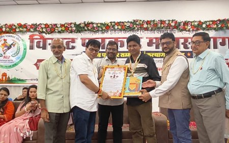 जोबट में भारतीय पत्रकार संघ का विराट पत्रकार महासमागम संपन्न, वरिष्ठ पत्रकारों का हुआ सम्मान
