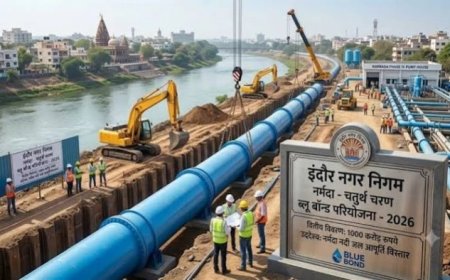नर्मदा चौथे चरण के लिए केंद्र देगा ₹302 करोड़; अब 1600 करोड़ की जगह सिर्फ 300 करोड़ का कर्ज लेगा निगम