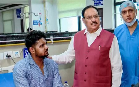 जंतर-मंतर आंदोलन में जबलपुर के इरशाद को लगीं पैलेट गन की गोलियां! अस्पताल पहुंचे JP नड्डा