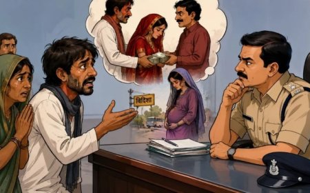 विदिशा में पत्नी को बेचने का सनसनीखेज आरोप; राघौगढ़ के युवक ने लगाई न्याय की गुहार
